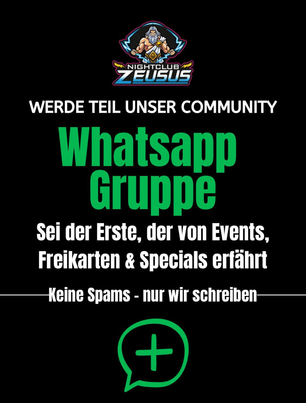 Zeusus Whatsapp Gruppe
